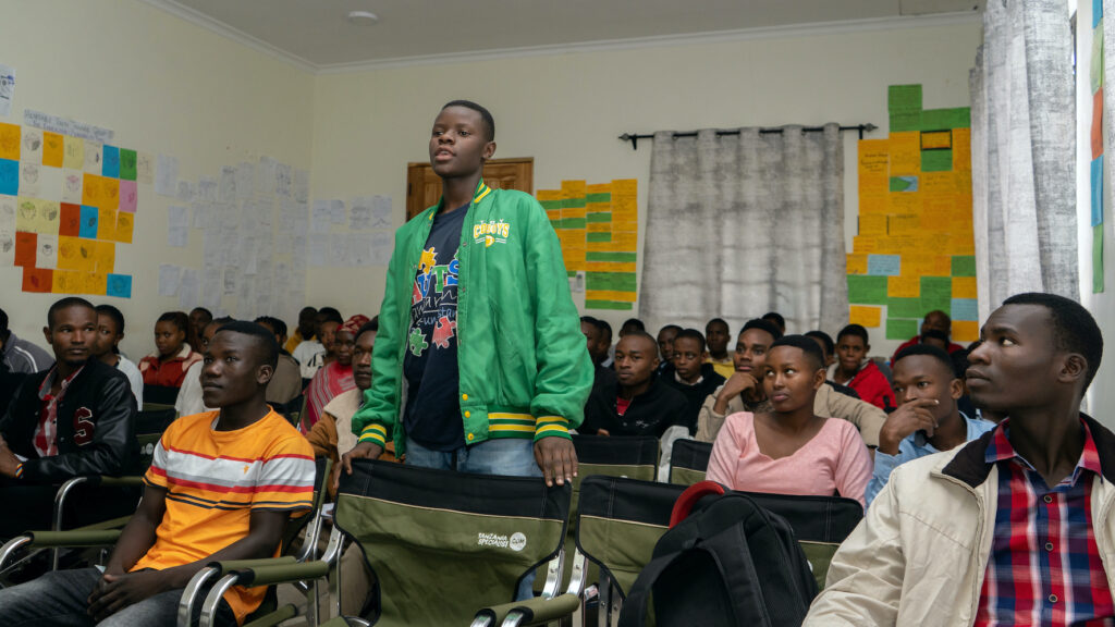 pågående utbildning av vår personal i Tanzania-