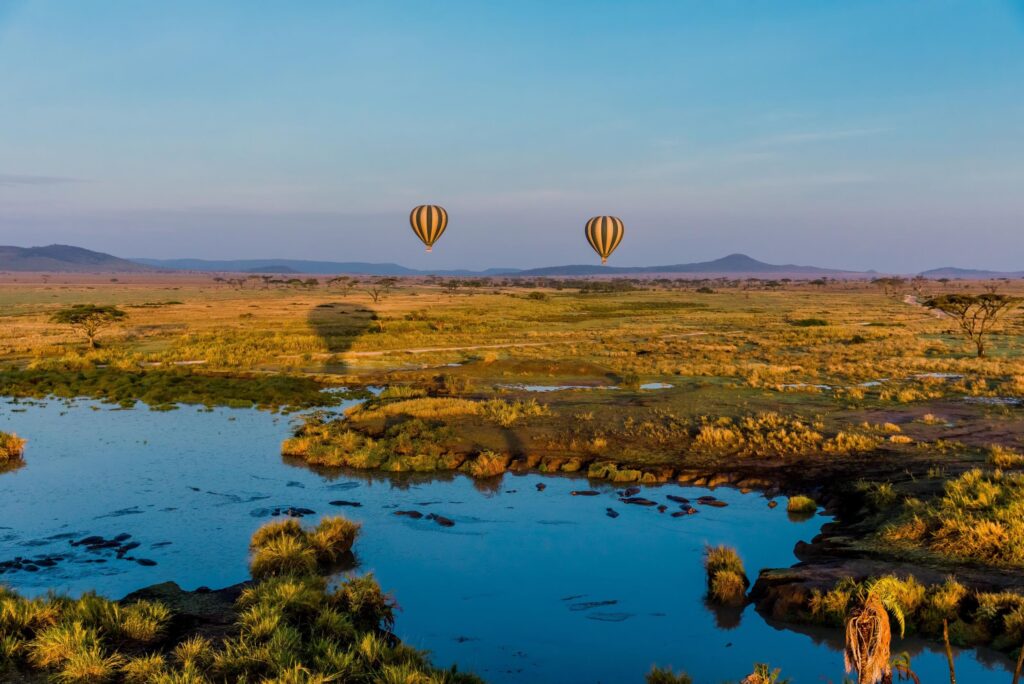 Luftballongssafari i Serengeti