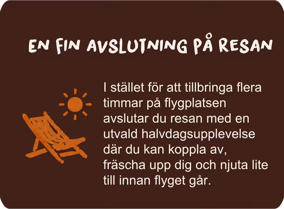 En fin avslutning på resan