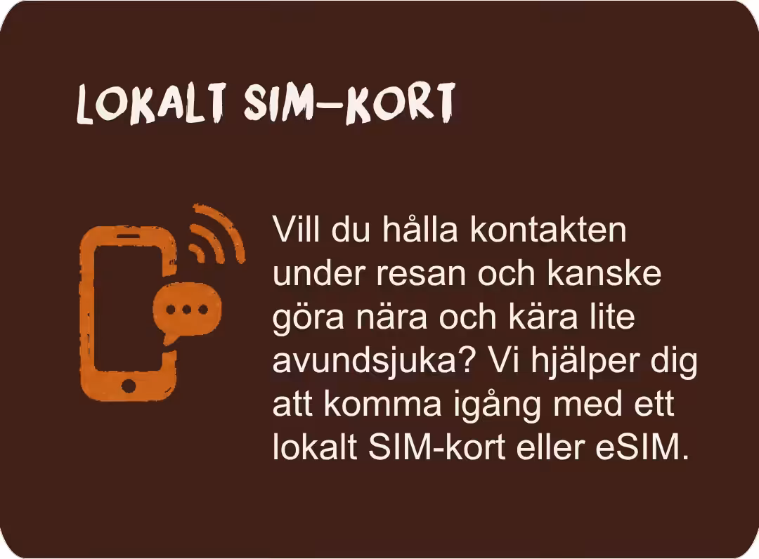 Lokalt SIM-kort